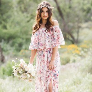 NWT Show Me Your MuMu x GWS Hacienda Maxi Dress